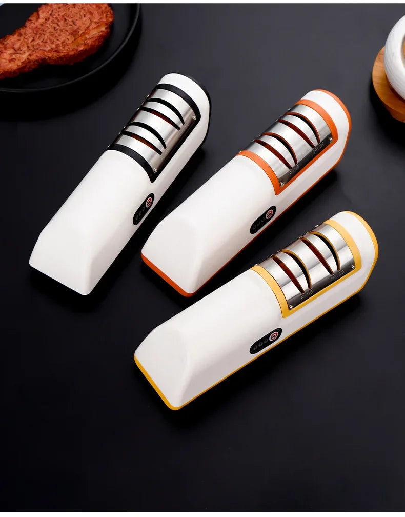 Kitchen Sharpener Automatic Professional Gears Electric Knife